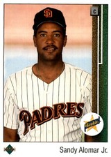 1989 Upper Deck #5 Sandy Alomar Jr. RC San Diego Padres