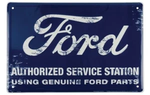 Ford Service Station Tin Plate Sign Wall Mounted Collectable 200 x 300mm - Picture 1 of 1