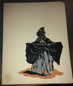 MENU. DANSEUSE BERBÈRE.MENU DU BATEAU KAIROUAN, 1960. - Bild 1 von 3