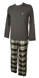 Pijama de hombre EMPORIO ARMANI pantalón interlock de invierno con bolsillos lat - Imagen 1 de 5