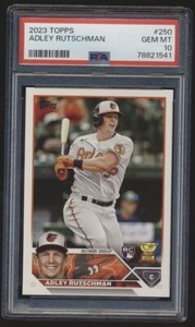 2023 TOPPS ROOKIE PSA 10 ADLEY RUTSCHMAN ORIOLES