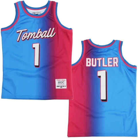 Jimmy Butler Men's Headgear Classics Tomball High School Basketball Jersey Cover