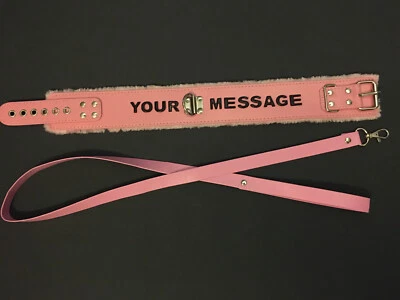 Custom Collar Bondage Kit Cuffs Sexy Fetish Gimp Cosplay Adult Game Kitty Bunny - Image 1 of 4