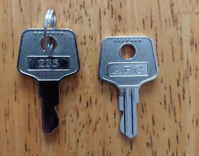 APG Vasario 235 Cash Drawer Key Pair Fits NCR, HP, MICROS, Square, Revel, & More