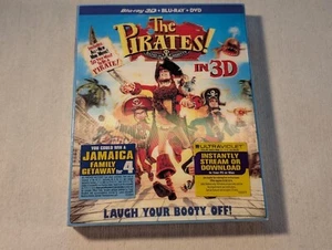 The Pirates!: Band of Misfits (Blu-ray 3D, 2012) NEW w/lenticular slipcover - Foto 1 di 4