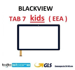 VETRO TOUCH SCREEN TABLET BLACKVIEW TAB 7 Kids ( EEA ) VETRO SCHERMO NERO - Picture 1 of 1