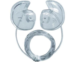 Doc's ProPlugs SCUBA tappi per orecchie ventilati trasparenti preformati con guinzaglio - Piccoli - Foto 1 di 1