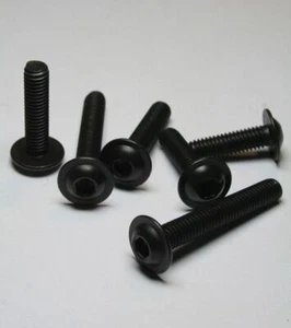 PERNO DE CARENADO DE BOTÓN DE ENCHUFE DE ACERO INOXIDABLE A2 NEGRO - Imagen 1 de 3