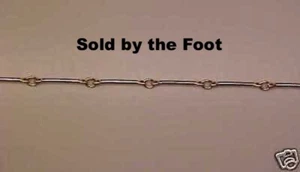 Straight LONG Bar Chain for (Toy) Model Horse Costumes (Sold by the Foot) - GOLD - Picture 1 of 1