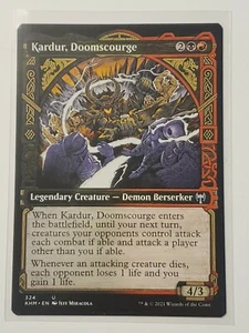 Kardur, Doomscourge - NM - SHOWCASE - UNCOMMON [Kaldheim] MTG - Bild 1 von 1
