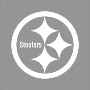 Logotipo del equipo de la NFL Pittsburgh Steelers 1 color calcomanía de vinilo pegatina ventana pared - Imagen 1 de 7