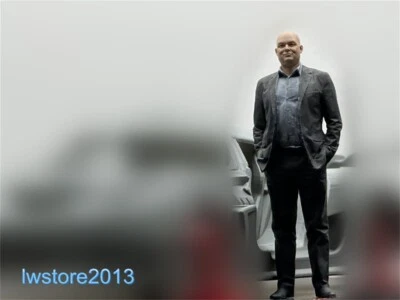 1/18 Traje Hombre Calvo 4" Resina Estatuillas Figuras Modelo Accesorios Para Coches Vehículos Juguetes Foto 1 de 4