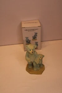 Blue Bears Resin Figurine Kensington Giftware - 10 cm - w/ box - Imagen 1 de 4