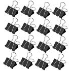 Binder Clips 1' Sizes Paper Clamps for Paperwork Office Supplies (16pcs)