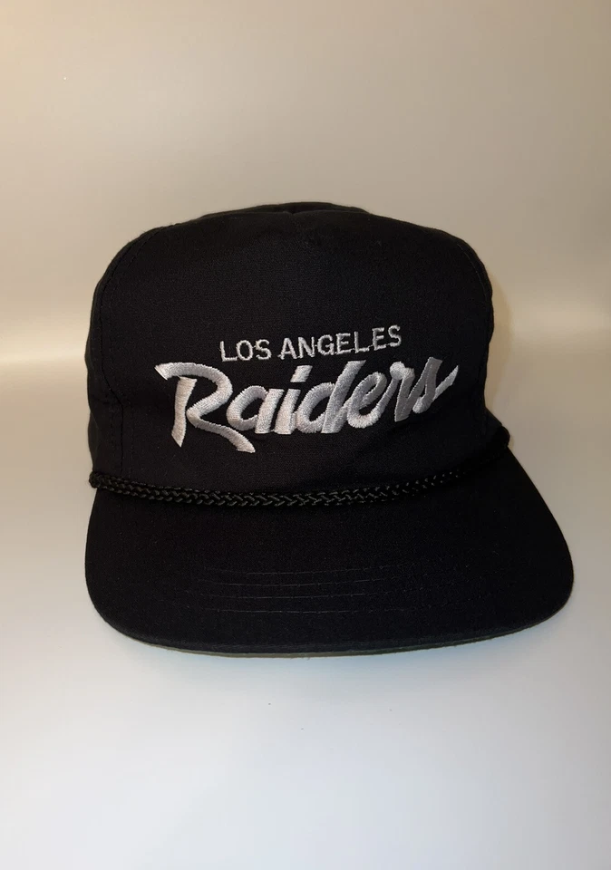 Boné vintage Los Angeles Raiders Yupoong Snapback década de 1980 NWA CHUCK D OAKLAND VEGAS - Imagem 1 de 4