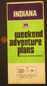 1969 Marathon Gas & Oil service station Indiana weekend adventure plans booklet- - Picture 1 of 1