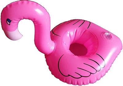 Aufblasbarer Flamingo Getr�nkehalter Badewanne Pool Tier Getr�nk Strand Deko - Bild 1 von 4