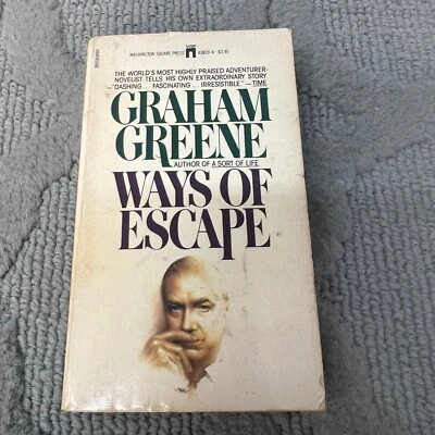 Ways Of Escape Biography Paperback Book by Graham Greene Washington Square Press - Image 1 of 4