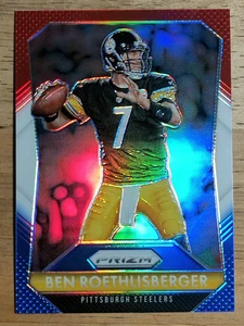 2015 Panini Prizm Prizms Rosso Bianco e Blu #19 Ben Roethlisberger - Foto 1 di 2