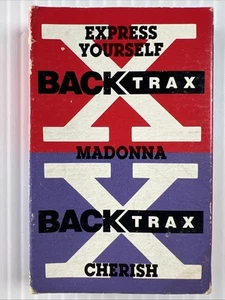 Madonna - Express Yourself / Cherish 1989 Back Trax Single Cassette - Picture 1 of 6