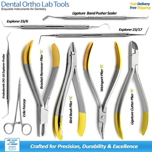 Alicates distales de alambre de ligadura de ortodoncia TC pico de pájaro dental Weingart banda laboratorio - Imagen 1 de 14