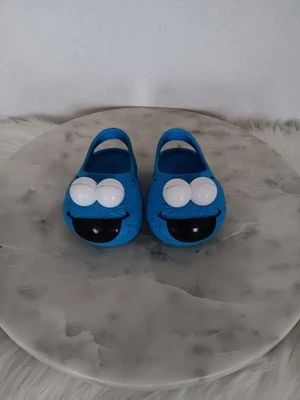Sesame Street Cookie Monster Toddler Size 2 Clog Mule Shoe Sandal Slip On Blue  - Image 1 of 4