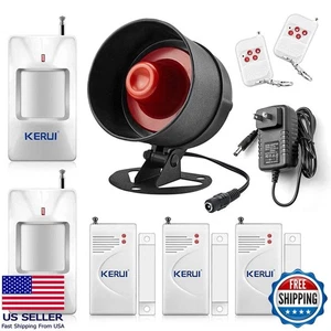 Wireless Home Security Alarm System Kit, Loud Siren, Motion & Door Sensors - Picture 1 of 1