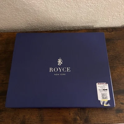 ROYCE NEW YORK Black Leather Cluth Bag with Box Retail $189.99 - Image 1 of 4