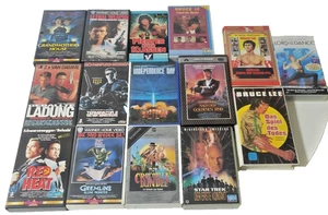 VHS Filme Konvolut  | Terminator 2 | Red Heat | Gremlins  .....  Gesamt 13Stk - Bild 1 von 4