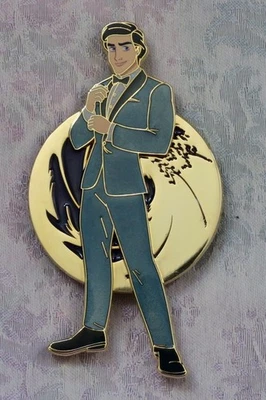 PIN JUMBO FANTASÍA DISNEY PRÍNCIPE ERIC COMO JAMES BOND LE LA SIRENITA MASHUP Foto 1 de 2