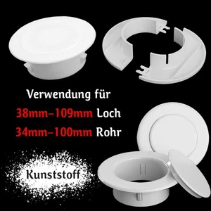 Durchführungsrohr-Lochabdeckung Dekorative Abdeckung für Rohröffnung Wandlöcher - Picture 1 of 22