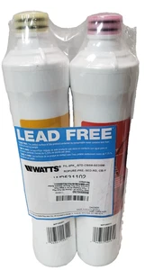 Watts Premier Bi-Annual RO Pure Reverse Osmosis Water Filtration Filter Kit- 2PK - Picture 1 of 6