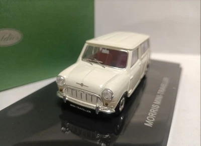 Ebbro 1:43 Morris Mini Traveller white off-road travel vehicle car model - Image 1 of 4