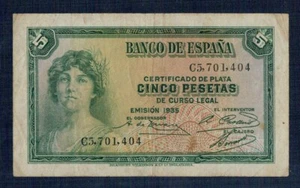 España 5 Pesetas 1935 Very Fine - Gian 2 - Imagen 1 de 2