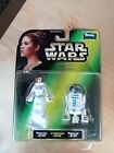 NEW SEALED Vintage 1997 Kenner Star Wars Princess Leia & R2-D2 figures