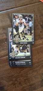 2012 NEW ORLEANS SAINTS TEAM ISSUE CARD SET DREW BREES INGRAM GRAHAM SPROLES SGA - Picture 1 of 1