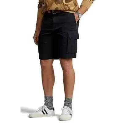 Pantalones Cortos de Carga Polo Ralph Lauren Chino Comand 10" Para Hombre Talla 31 Negros Foto 1 de 3