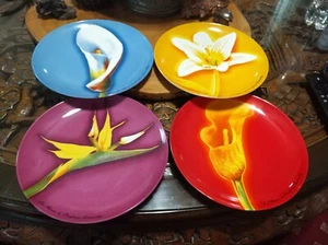 Juego de 4 platos de ensalada 8,25" Les fleurs de Givenchy - Imagen 1 de 8