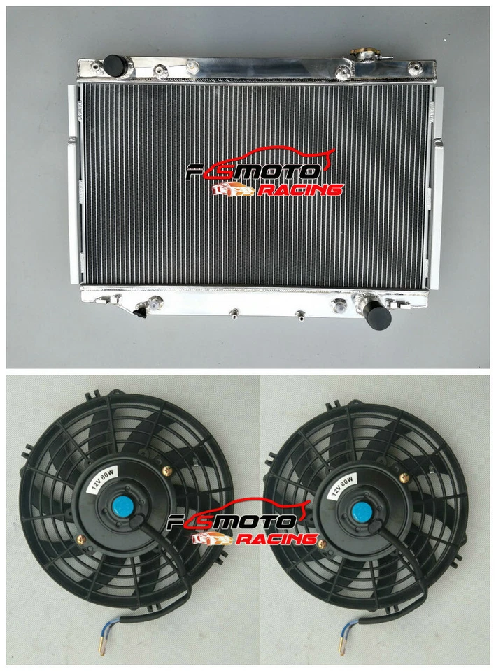 Aluminum RADIATOR +FAN For HONDA CRV CR-V 2.0 L4 4CYL 2.0 L4 1997-2001 2000 AT — 第 1/4 张图片