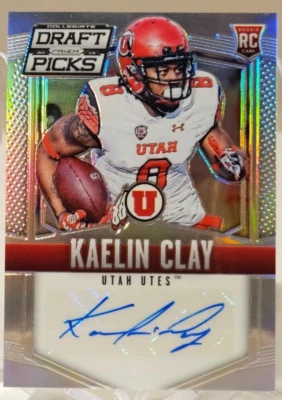 2015 Prizm Draft KAELIN CLAY #249 Silver Prizm Rookie Auto                    K2 - Image 1 of 2