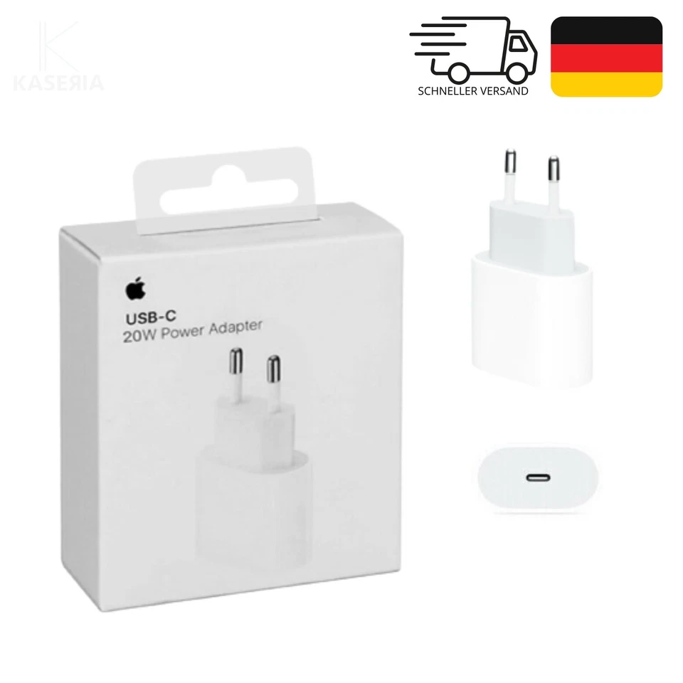 Original 20W Apple iPhone 17 16 15 Pro Max Schnellladegerät USB-C Power Adapter✅ - Bild 1 von 1