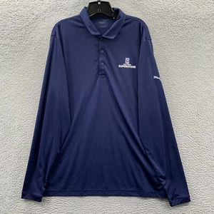 PUMA Pga Tour Superstore Polo Shirt Mens XL Short Sleeve Extra Large Blue Golf - Picture 1 of 9