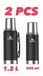 Combo Mate System 1.2 y 800 ML Stanley Negro Original Envío Rápido FedEx - Imagen 1 de 18