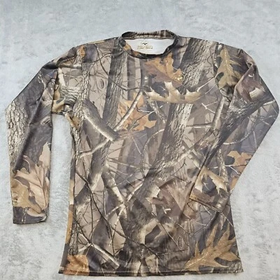 Red Head Shirt Men's Medium Camouflage Hunting Long Sleeve Lightweight Layers - Image 1 of 4