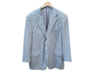 Ermenegildo Zegna 100% Wool Gray Men's Suit Size- fits Large Long - Picture 1 of 7