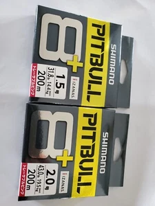 SHIMANO PITBULL 8+ 200m LD-M61T #2.0 43LB pink - Picture 1 of 3