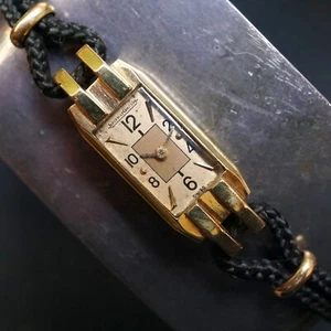 Jaeger LeCoultre Duoplan 18k Gold Vintage Backwind Women’s Dress Watch c. 1930s - Picture 1 of 17