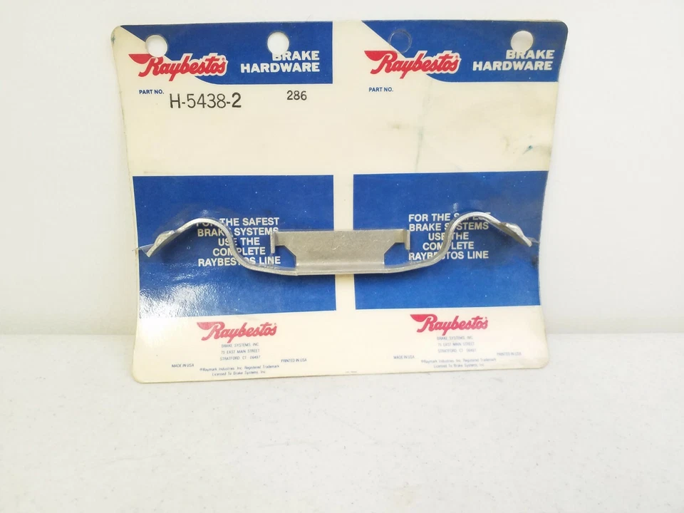 Muelle de soporte de pinza de freno de disco Raybestos H5438-2 Foto 1 de 1