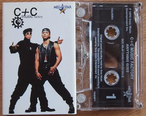 C + C MUSIC FACTORY - ANYTHING GOES! (MEGASTAR 158961) 1994 GULF/SAUDI CASSETTE - Picture 1 of 3