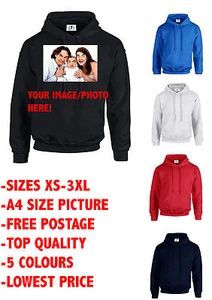 Ihre Bild Foto Hier Maßgefertigt Top Kapuze Personalisiert Stag Henne Geschenk - Bild 1 von 1